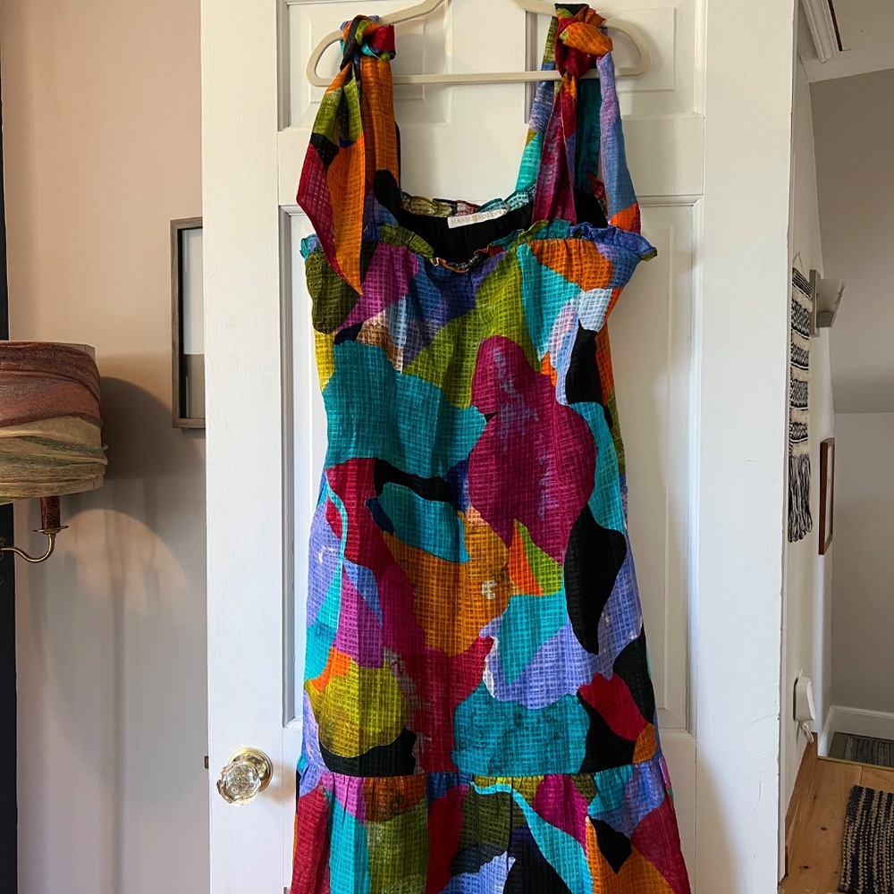 Marie Oliver Maya Midi Dress Jewel Size large - Picture 11 of 11